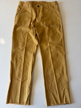 Backcountry Women’s Mustard Yellow outdoor cropped pants size 10 27” inseam